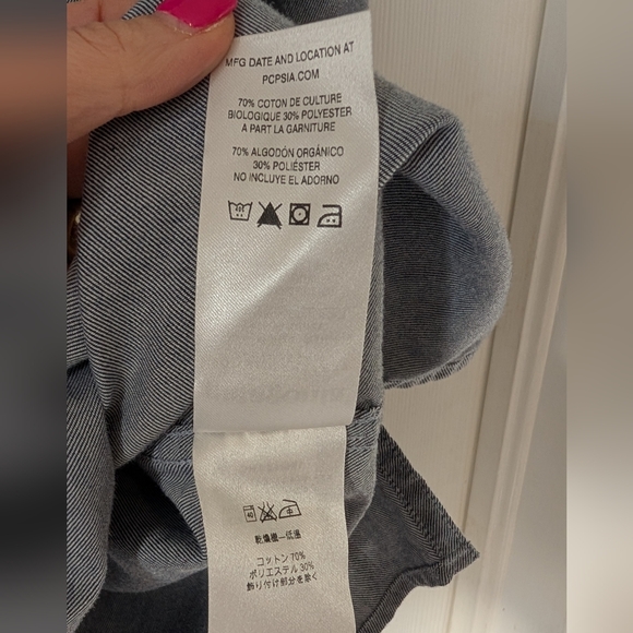 Patagonia Women's Top Tunic Grey Organic Cotton Blend Long Sleeve Size M - Picture 12 of 16